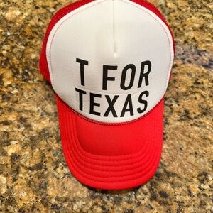 OTTO Red and White Trucker Hat